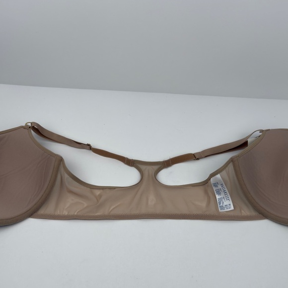 38D Front Close Racerback T-Shirt Bra Nude Smooth Cups NWT Vassarette - Picture 9 of 10